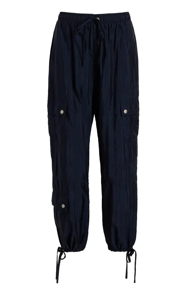 Women Pants Cinq Sept Nitsan Parachute Pant Navy