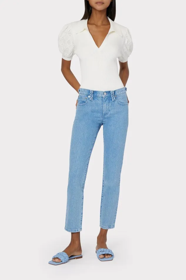 Women Pants Milly Gale Skinny Jeans Denim