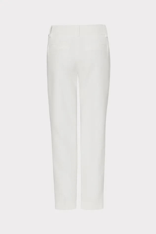 Women Pants Milly Nicola Cady Pants Ecru