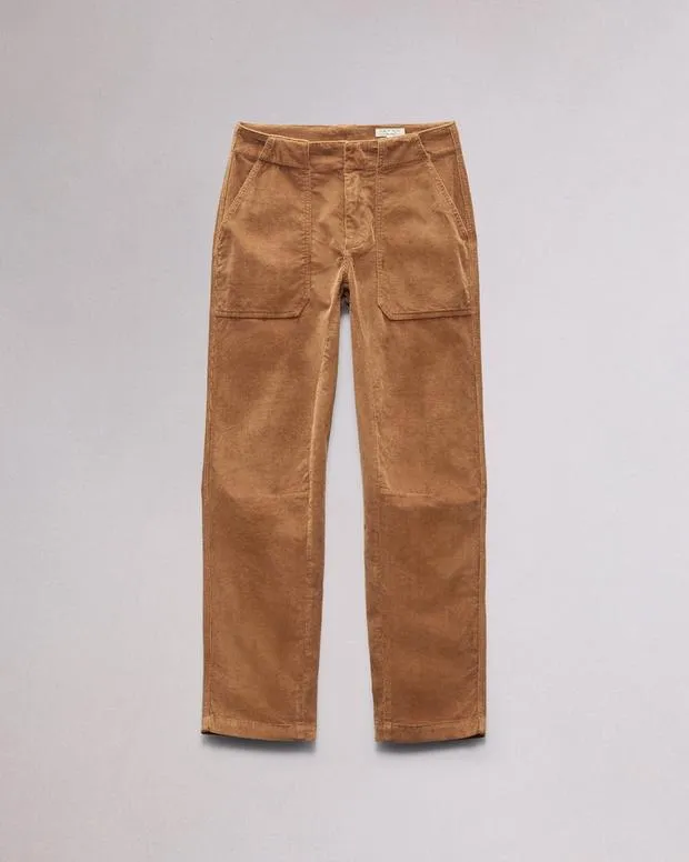 Women Pants Rag and Bone Leyton Corduroy Pant Chestnut