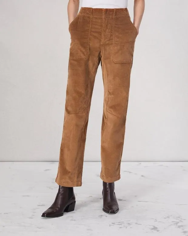 Women Pants Rag and Bone Leyton Corduroy Pant Chestnut