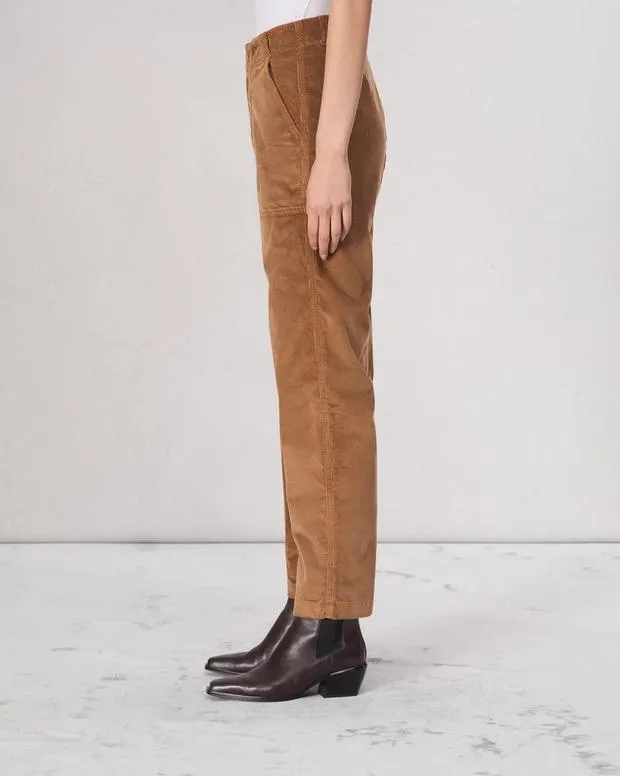 Women Pants Rag and Bone Leyton Corduroy Pant Chestnut