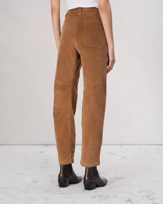 Women Pants Rag and Bone Leyton Corduroy Pant Chestnut
