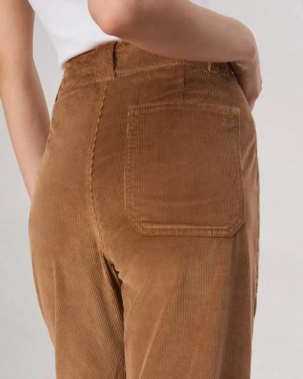 Women Pants Rag and Bone Leyton Corduroy Pant Chestnut