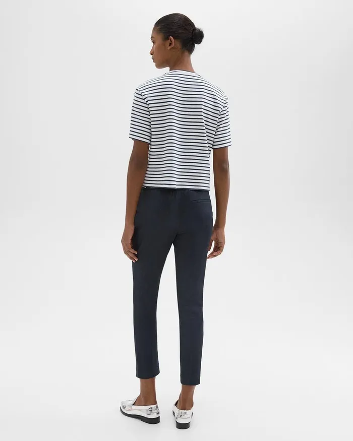 Women Pants Theory Treeca PullOn Pant In Good Linen Concord