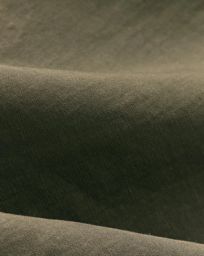 Women Pants Theory Treeca PullOn Pant In Good Linen Dark Olive
