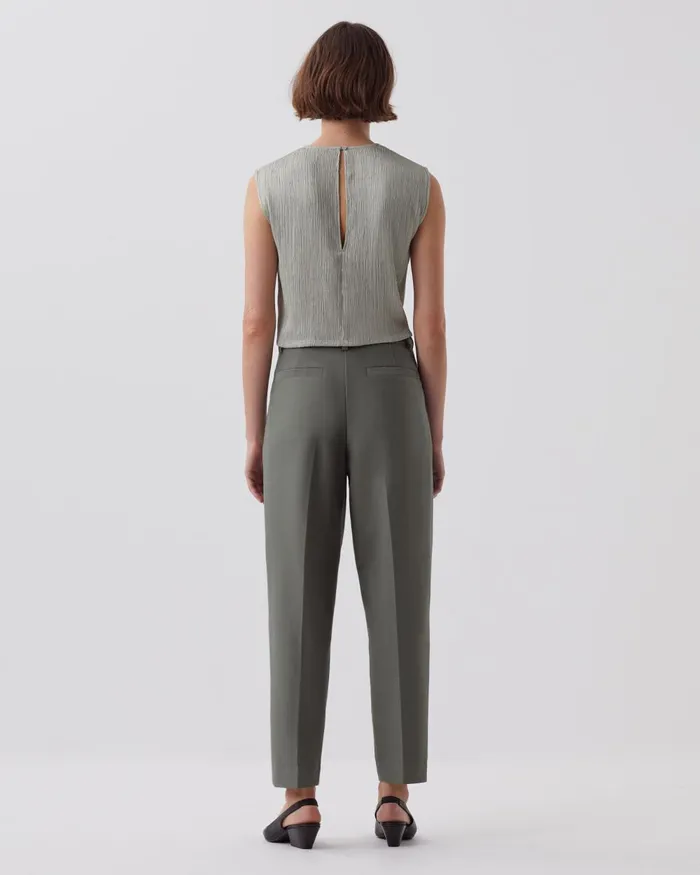 Women Peggy 8211 Carrot Trousers Basil Dark Green Comptoir Des Cotonniers Trousers Women Peggy 8211 Carrot Trousers Basil Dark Green Comptoir Des Cotonniers Trousers