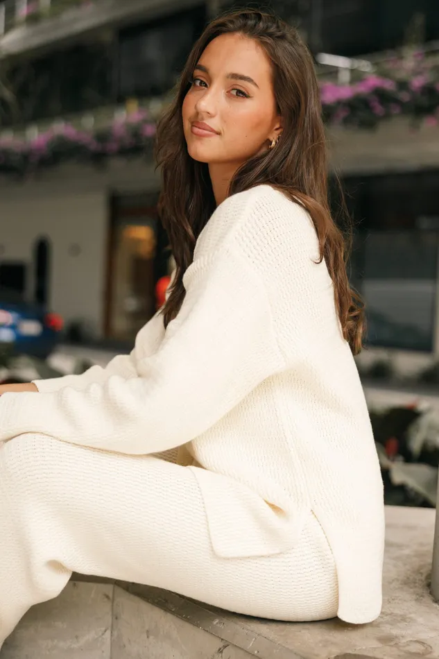 Women petalandpup Mckinley Sweater 8211 Cream Cream Loungewear