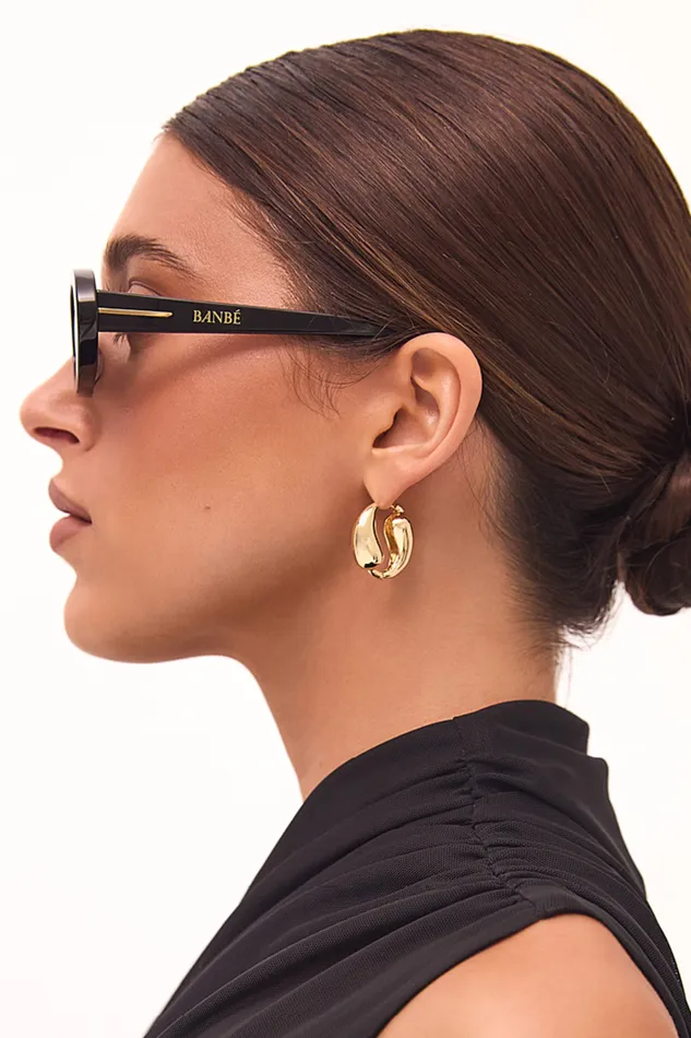 Women petalandpup The Carter 8211 Black Black Sunglasses