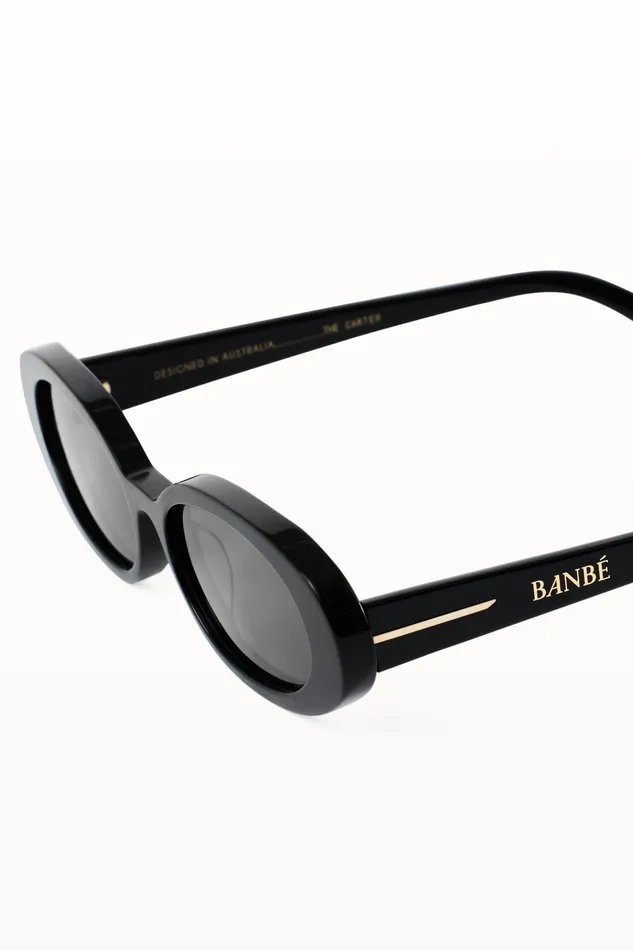 Women petalandpup The Carter 8211 Black Black Sunglasses