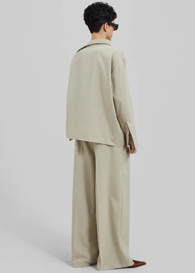 Women Roan Trousers 8211 Beige The Frankie Shop Bottoms