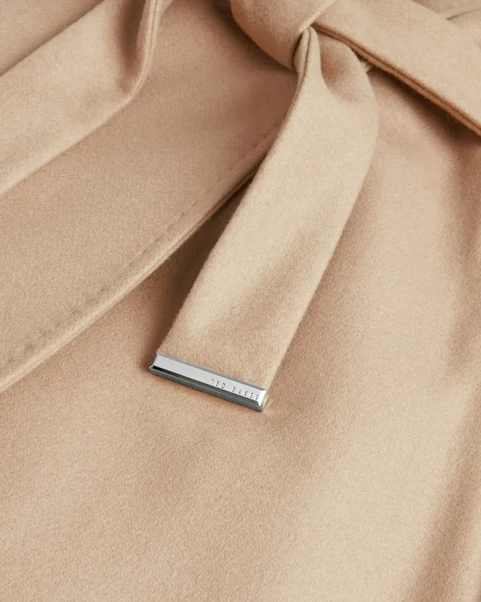 Women ROSE 8211 Wool Wrap Coat Camel Ted Baker Coats and Jackets Women ROSE 8211 Wool Wrap Coat Camel Ted Baker Coats and Jackets