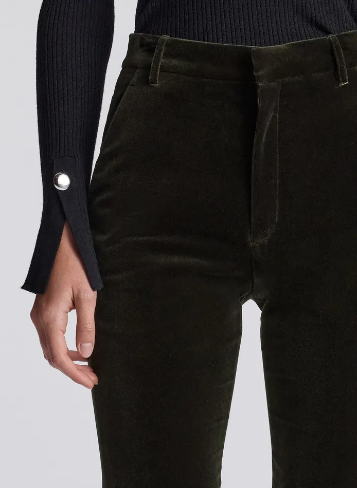 Women Sadie Velvet Pant Mossy ALC Bottoms