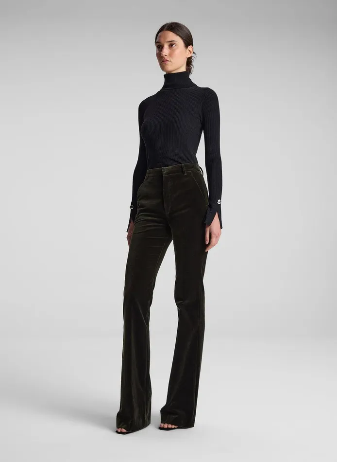 Women Sadie Velvet Pant Mossy ALC Bottoms