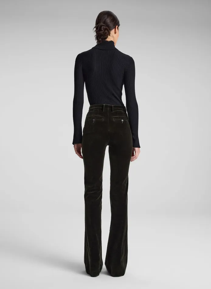 Women Sadie Velvet Pant Mossy ALC Bottoms