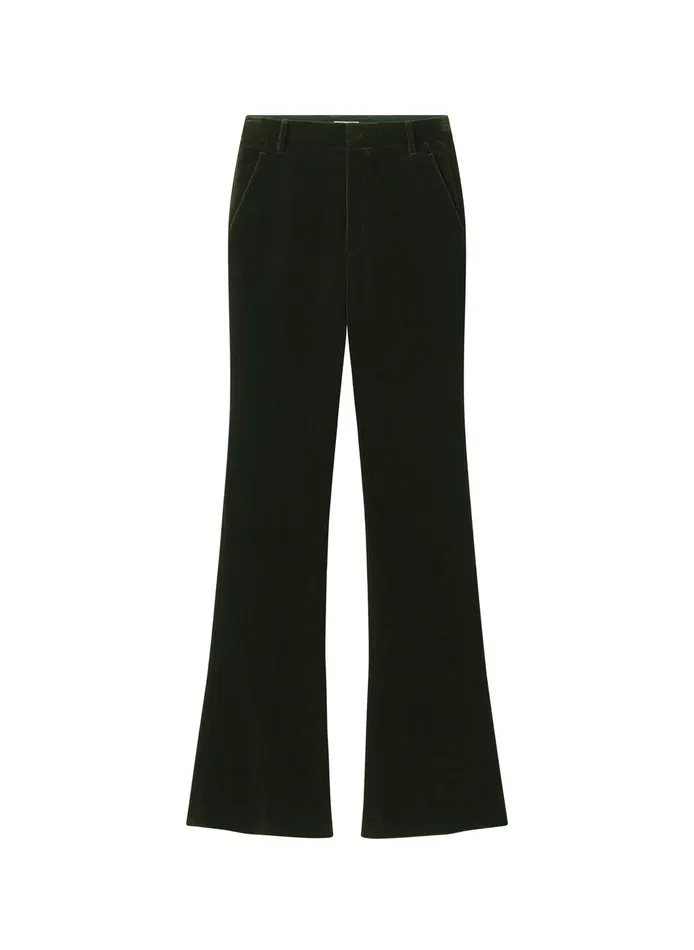 Women Sadie Velvet Pant Mossy ALC Bottoms