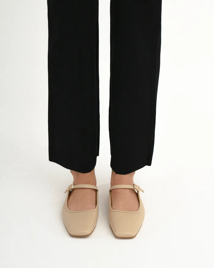 Women Sammy dress flats sand leather BALLET jomercer Women Sammy dress flats sand leather BALLET jomercer