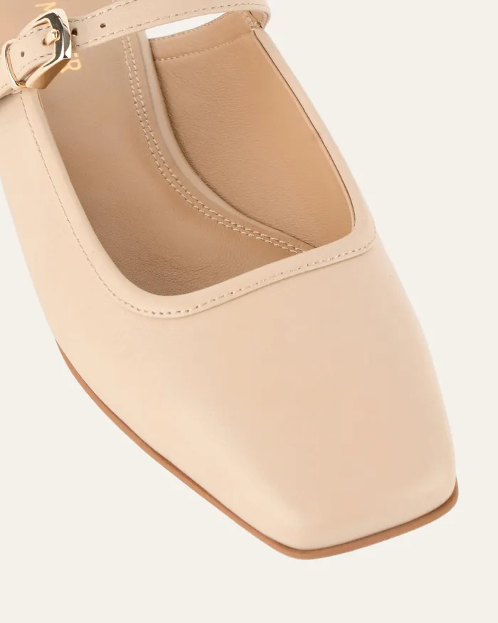 Women Sammy dress flats sand leather BALLET jomercer Women Sammy dress flats sand leather BALLET jomercer