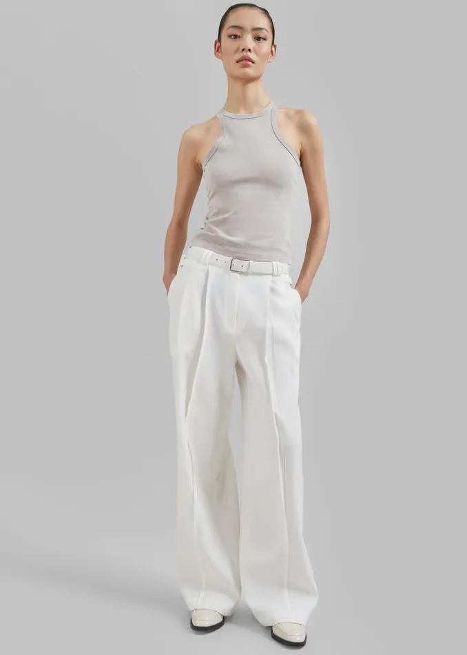 Women Samse Samse Helene Tank Top 8211 Gull Gray The Frankie Shop Tops