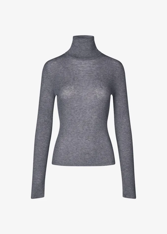 Women Samse Samse Sasonnet Turtleneck 8211 Mid Grey Melange The Frankie Shop Knitwear