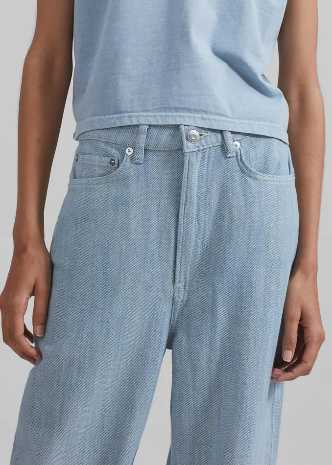 Women Samse Samse Shelly Jeans 8211 Breeze Blue The Frankie Shop Bottoms