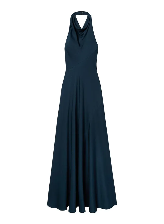 Women Sara Halter Maxi Dress Malachite ALC Dresses
