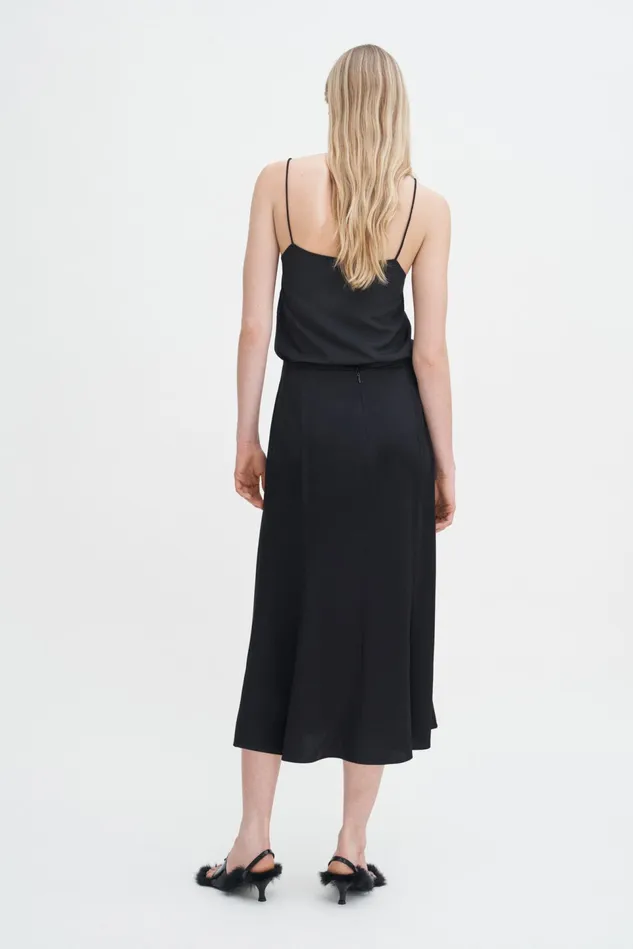 Women Satin Skirt Black Filippa K Skirts