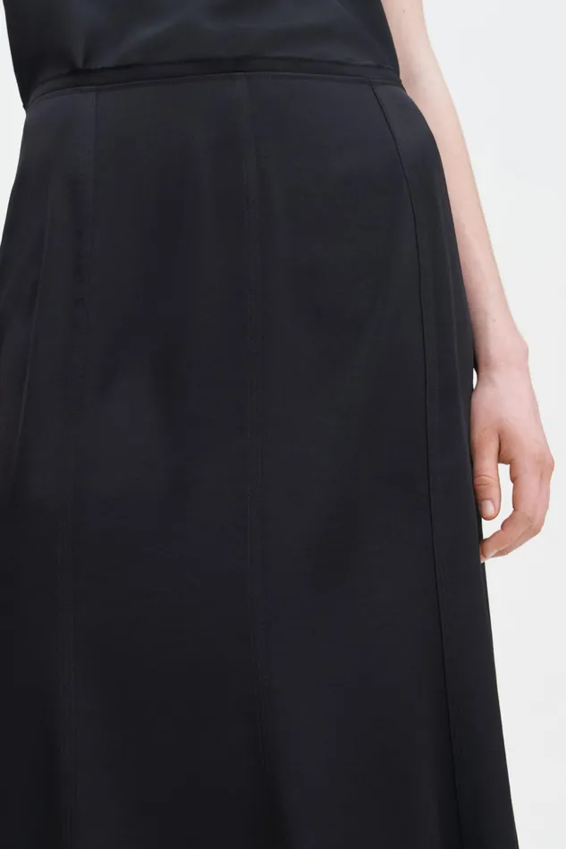 Women Satin Skirt Black Filippa K Skirts