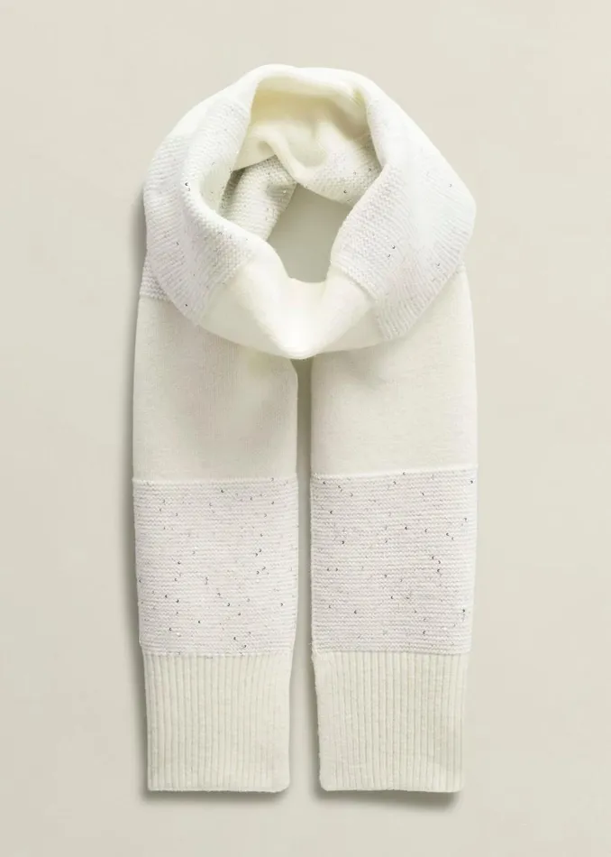 Women Scarves Hobbs Hayley Scarf Ivory