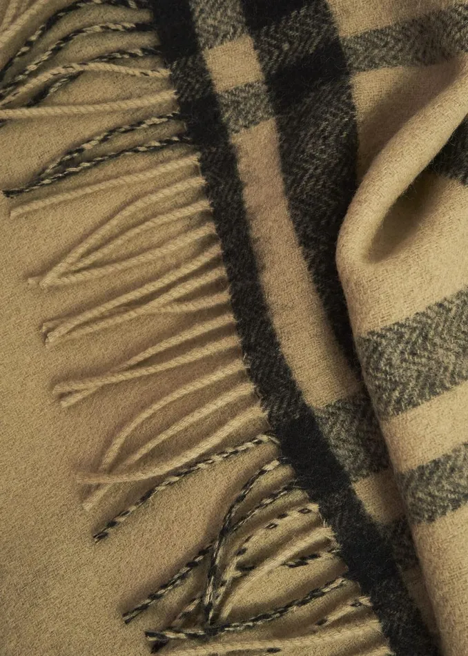 Women Scarves Hobbs Ruth Wool Scarf Camel Multi
