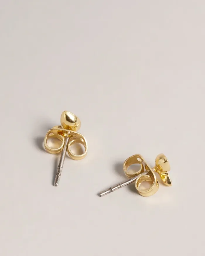 Women SERENO 8211 Butterfly Crystal Nano Stud Earrings Gold Colour Ted Baker Jewellery