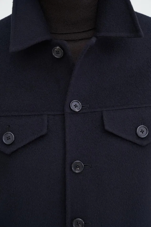 Women Short Wool Cashmere Jacket Black Filippa K Outerwear