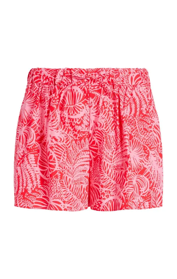 Women Shorts Cinq Sept Tropical Inkblot Jacques Short Bisoububblegum
