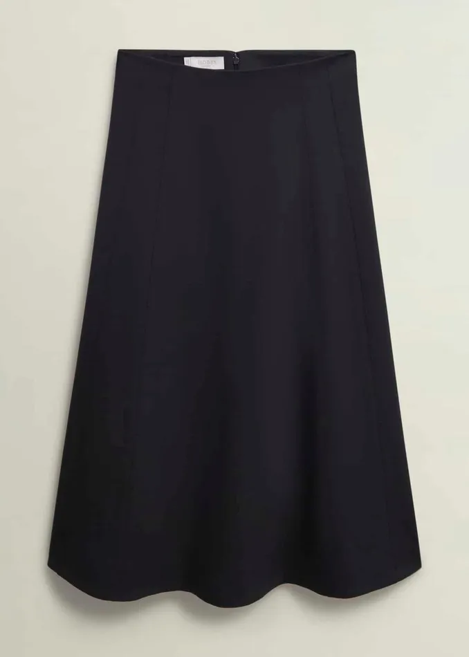 Women Skirts Hobbs Adley Ponte Skirt Black