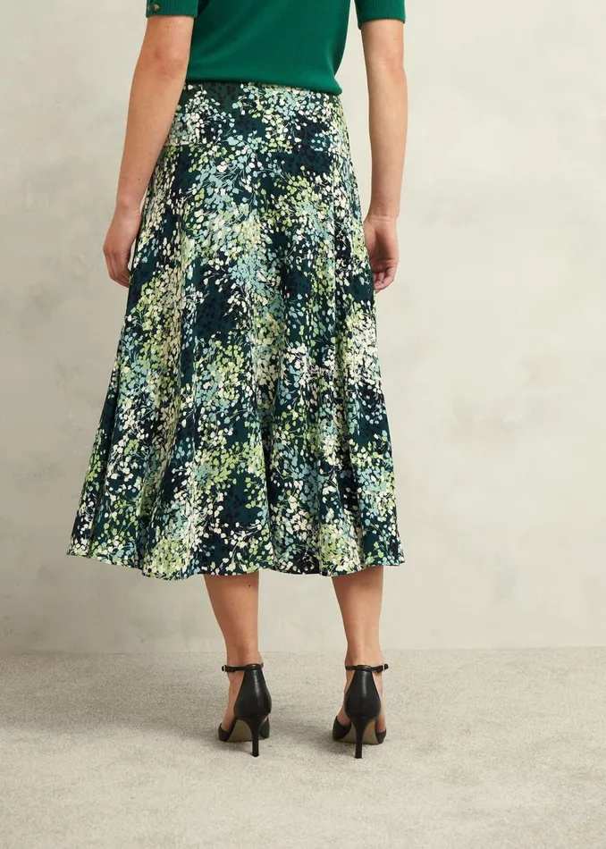 Women Skirts Hobbs Kiara Skirt Green Multi