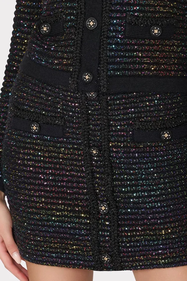 Women Skirts Milly Sequin Textured Knit Mini Skirt Multi Women Skirts Milly Sequin Textured Knit Mini Skirt Multi