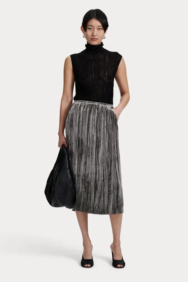 Women Skirts Shorts Rachel Comey Vela Skirt Gunmetal