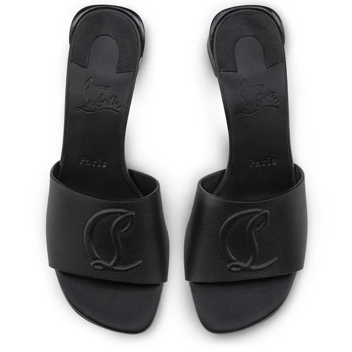 Women So CL Mule 55 Mm Mules Sandals 8211 Calf Leather 8211 Black Christian Louboutin Mules