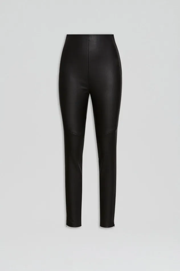 Women STRETCH LEATHER LEGGING BLACK Leather Scanlan Theodore Women STRETCH LEATHER LEGGING BLACK Leather Scanlan Theodore
