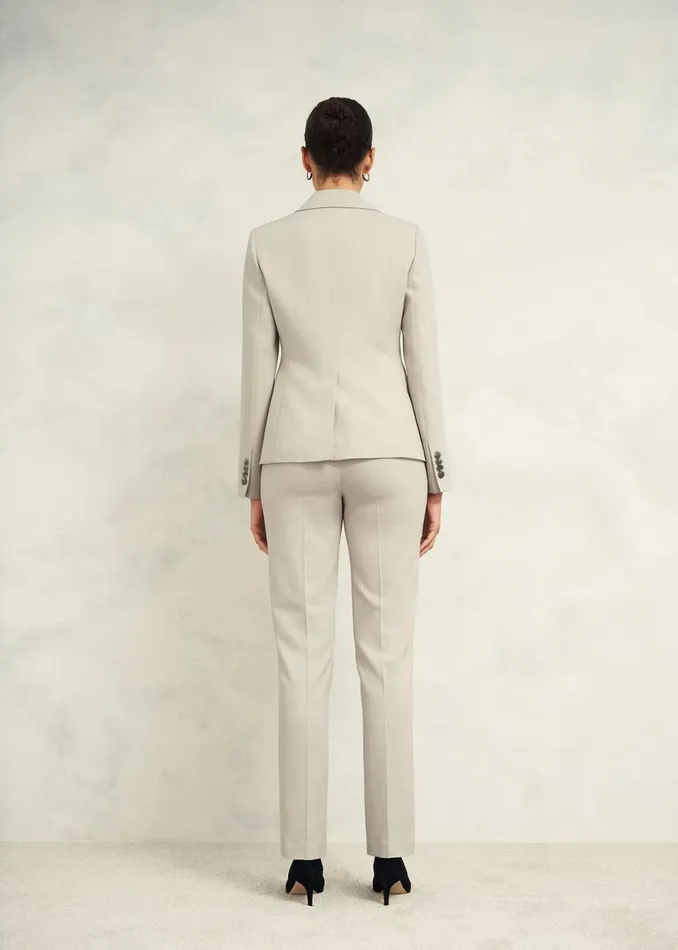 Women Suits and CoOrds Hobbs Ellen Jacket Buff Grey
