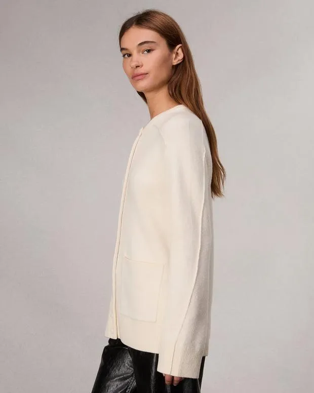 Women Sweaters and Sweatshirts Rag and Bone Bridget Lady Cardigan Ivory