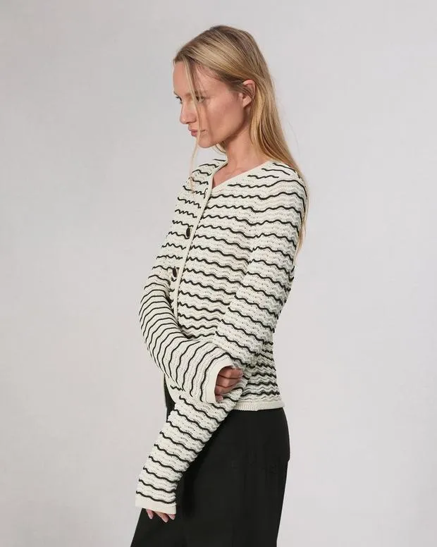 Women Sweaters and Sweatshirts Rag and Bone Elisa Cotton Cardigan Turtledove