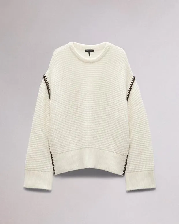Women Sweaters and Sweatshirts Rag and Bone Katie Sweater Ivory