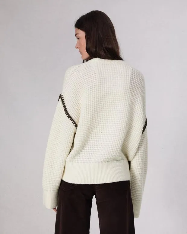 Women Sweaters and Sweatshirts Rag and Bone Katie Sweater Ivory