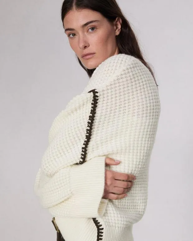 Women Sweaters and Sweatshirts Rag and Bone Katie Sweater Ivory
