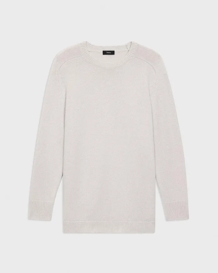 Women Sweaters Cardigans Theory Karenia Sweater In Cashmere Natural Melange