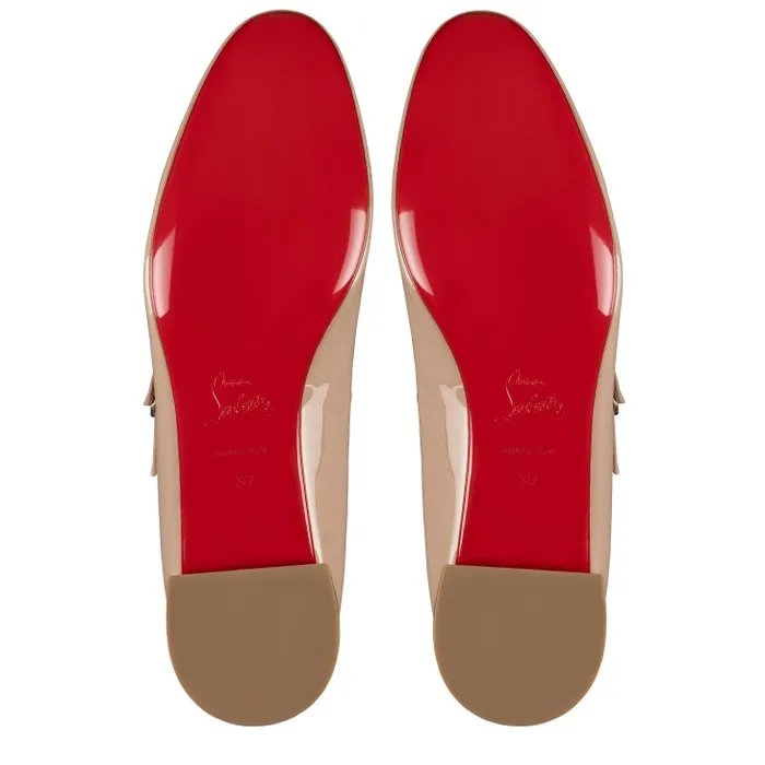 Women Sweet Jane Ballerinas 8211 Patent Leather 8211 Nude 2 Christian Louboutin Flats and Loafers