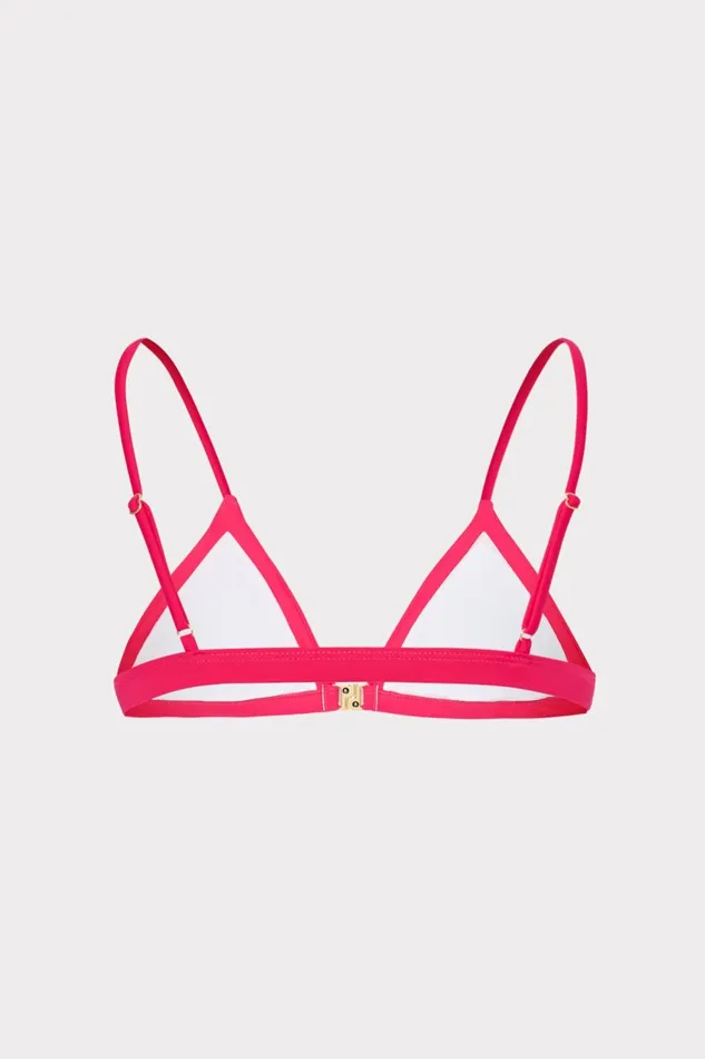 Women Swim and Coverups Milly Amalfi Color Block Bikini Top Pink Multi Women Swim and Coverups Milly Amalfi Color Block Bikini Top Pink Multi