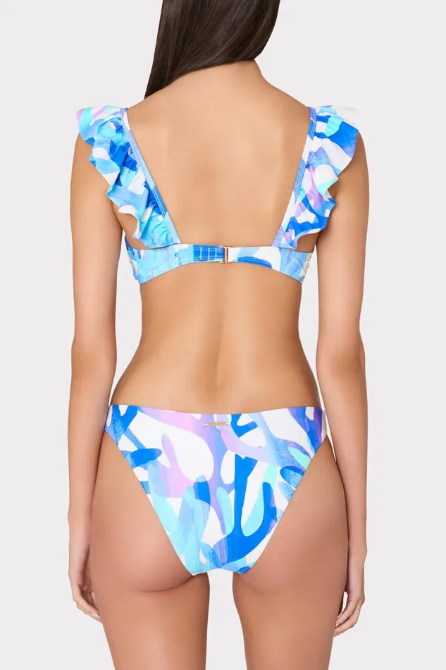 Women Swim and Coverups Milly Margot Italian Under The Sea Bikini Bottom Blue Multi