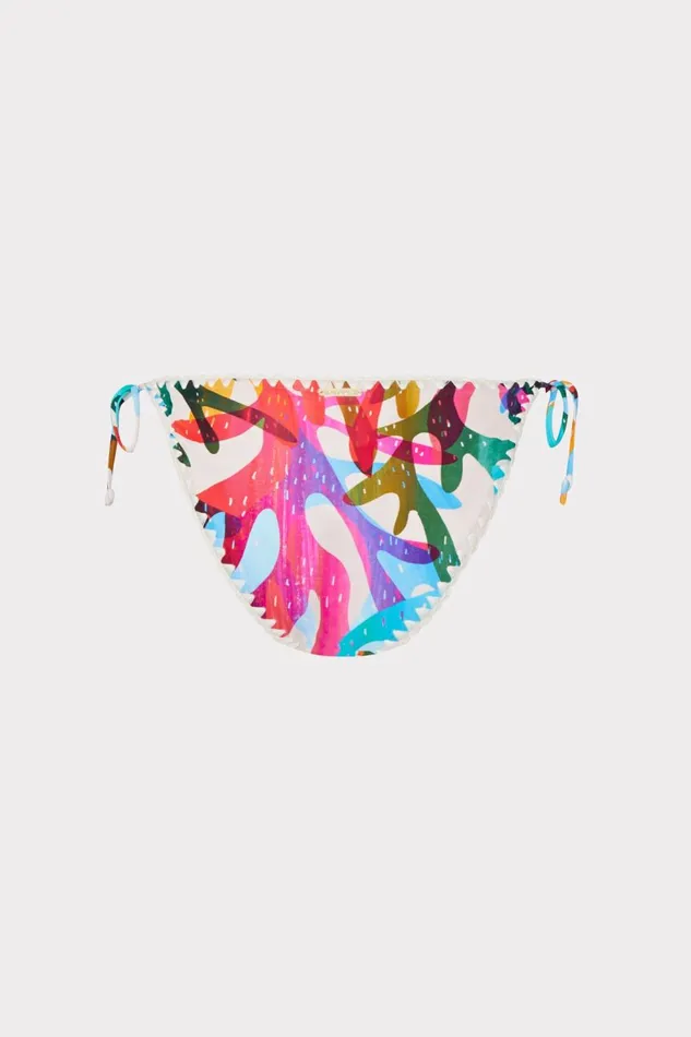 Women Swim and Coverups Milly Millie String Bikini Bottom Rainbow Multi
